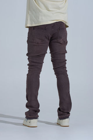 PHEELINGS ABANDONED" CARPENTER STACK DENIM (Ash Purple)