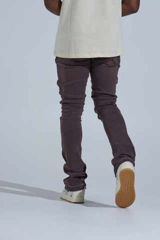 PHEELINGS ABANDONED" CARPENTER STACK DENIM (Ash Purple)