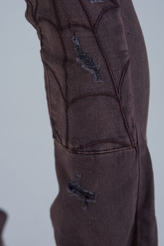 PHEELINGS ABANDONED" CARPENTER STACK DENIM (Ash Purple)