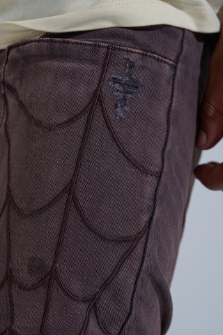 PHEELINGS ABANDONED" CARPENTER STACK DENIM (Ash Purple)