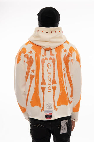 Gunzinii french terry hoodie (Off White)