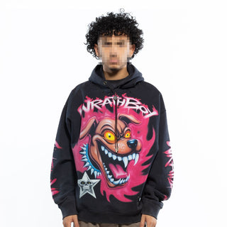 Wrathboy Rabid dog hoodie (Black)