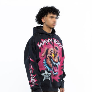 Wrathboy Rabid dog hoodie (Black)