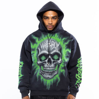 Wrathboy Can't stop wrath hoodie (Black/Green)