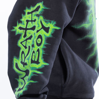 Wrathboy Can't stop wrath hoodie (Black/Green)