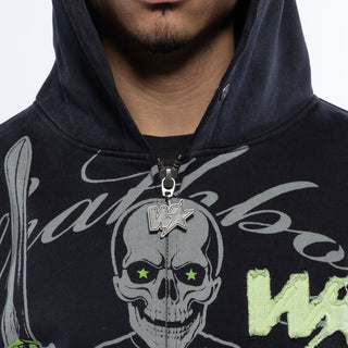 Wrathboy 3 Sword fullzip hoodie (Black)