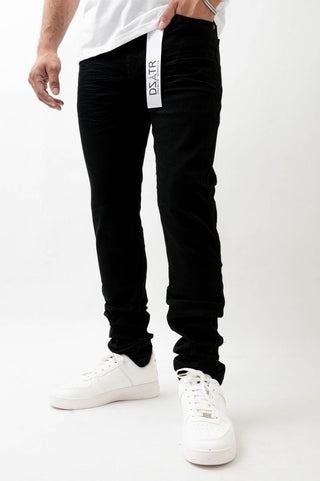 DZTR CLASSIC ULTRA SKINNY STRETCH DENIM - BLK
