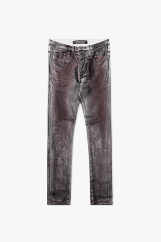 Valabasas Mr. Flex Skinny Jean Red/White Dirty waxed