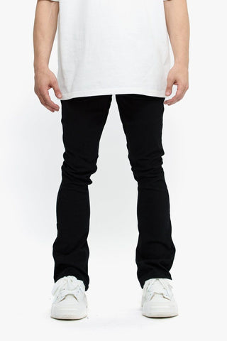 Valabasas Mr. Stacked Black Jeans