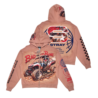 Stray full-zip hoodie (Umber)