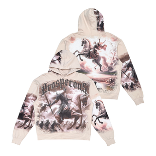 Stray full-zip hoodie (Bone)