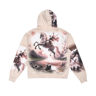 Stray full-zip hoodie (Bone)