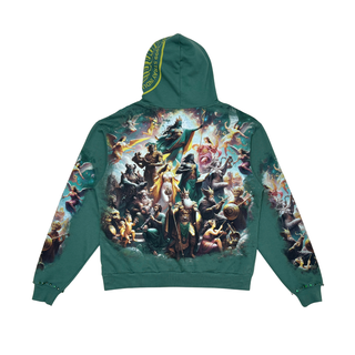 Stray full-zip hoodie (Forest)