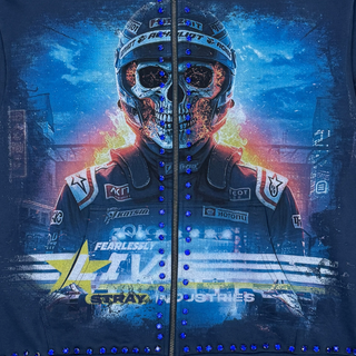 Stray full-zip hoodie (Navy)