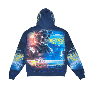 Stray full-zip hoodie (Navy)