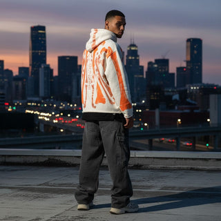 Gunzinii french terry hoodie (Off White)