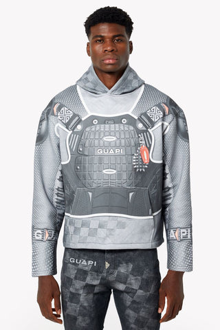 Guapi Cloud Grey Racer Hoodie