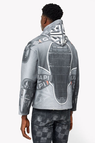 Guapi Cloud Grey Racer Hoodie