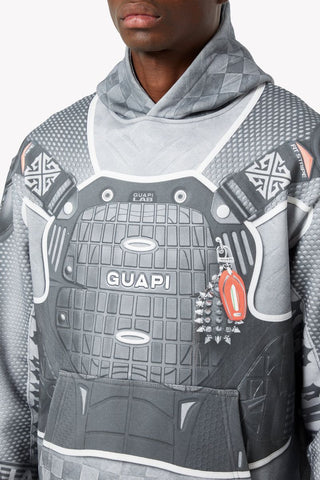 Guapi Cloud Grey Racer Hoodie