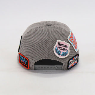 Homme Femme Heartbreak Corduroy Hat (Grey)