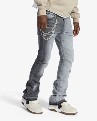 Melee "HANNIBAL" JEANS (SPLIT CHARCOAL WASH)