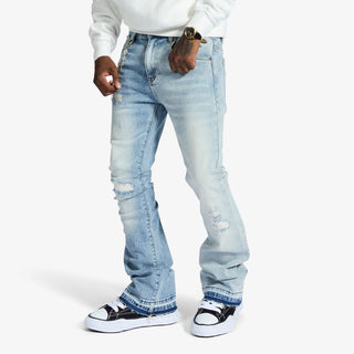 Melee "HANNIBAL" JEANS (SPLIT BLUE WASH)