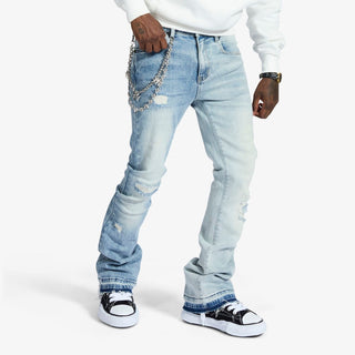 Melee "HANNIBAL" JEANS (SPLIT BLUE WASH)