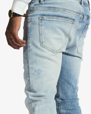 Melee "HANNIBAL" JEANS (SPLIT BLUE WASH)