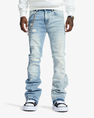 Melee "HANNIBAL" JEANS (SPLIT BLUE WASH)