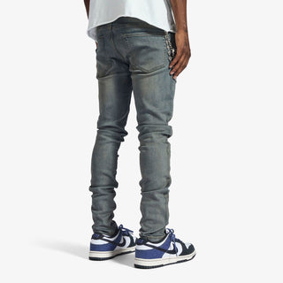 Melee "V12" JEANS (BLUE OIL WASH)