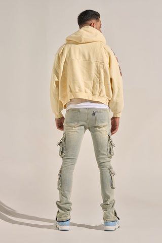 PHEELINGS "EMPOWERED ESSENCE" STACK CARGO DENIM (LIGHT BLUE)