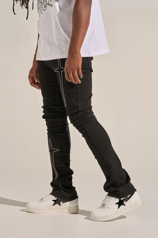 PHEELINGS "ARISE" STACK DENIM (BLACK)