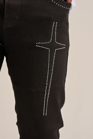 PHEELINGS "ARISE" STACK DENIM (BLACK)