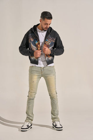 PHEELINGS "WISH YOU WERE HERE" STACK DENIM (LIGHT BLUE)