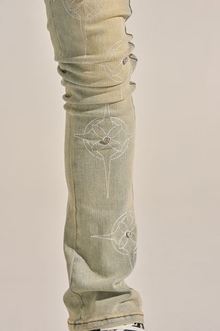 PHEELINGS "WISH YOU WERE HERE" STACK DENIM (LIGHT BLUE)