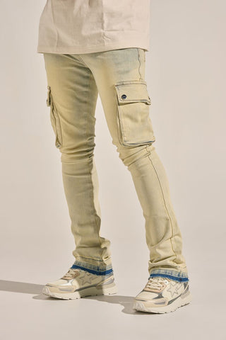 PHEELINGS "BUILT TO HEAL" CARGO STACK DENIM