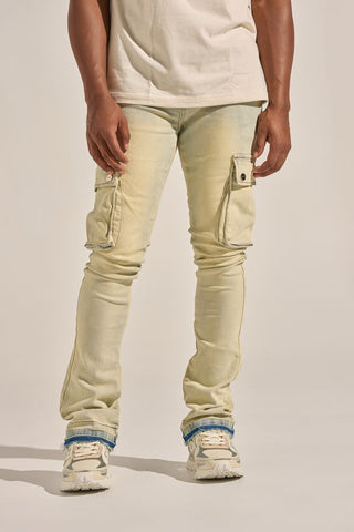 PHEELINGS "BUILT TO HEAL" CARGO STACK DENIM