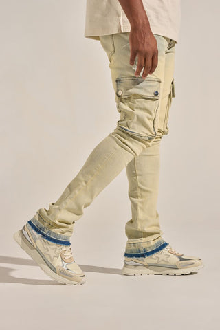 PHEELINGS "BUILT TO HEAL" CARGO STACK DENIM