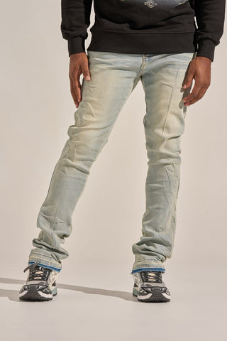 PHEELINGS "ARISE" STACK DENIM (ICE BLUE)