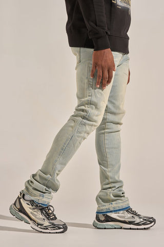 PHEELINGS "ARISE" STACK DENIM (ICE BLUE)