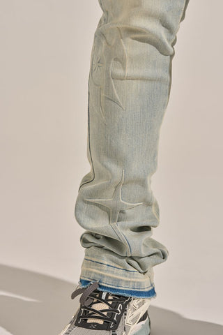 PHEELINGS "ARISE" STACK DENIM (ICE BLUE)