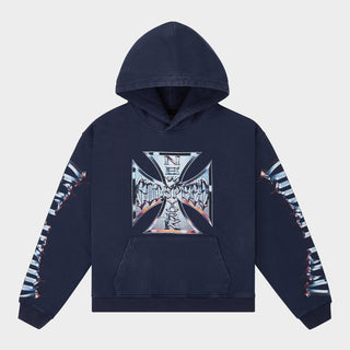 GODSPEED Chrome MOTTO Hoodie (Navy Wash)