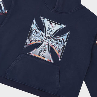 GODSPEED Chrome MOTTO Hoodie (Navy Wash)