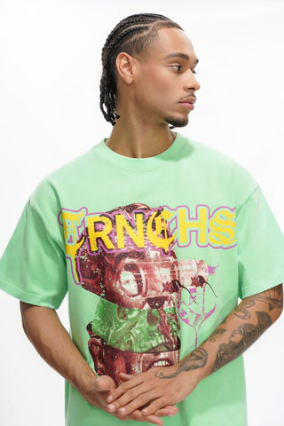 Trnchs MENTAL WARFARE Shirt (Green)