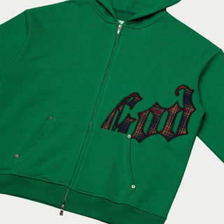 Godspeed Og Logo Sweatsuit (Green Plaid)
