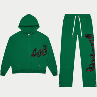 Godspeed Og Logo Sweatsuit (Green Plaid)