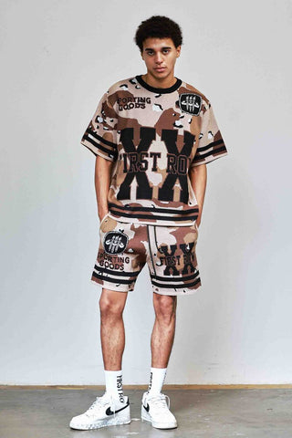First Row WILD SPORT SWEATER SHORT Set (Camo)