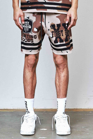 First Row WILD SPORT SWEATER SHORT Set (Camo)