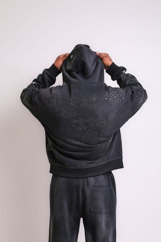 Elements of Art "Cluster" Zip Hoodie-Black