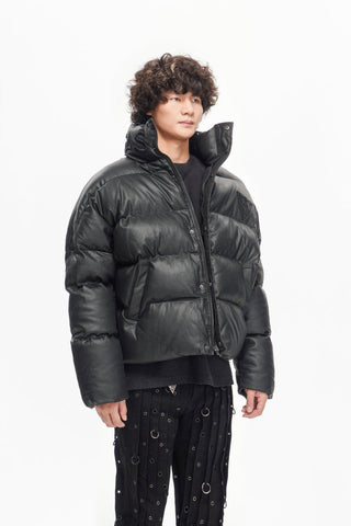 Valabasas Mr. Puffer Denim Jacket – Waxed Black